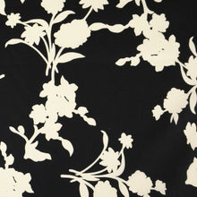 Load image into Gallery viewer, Cotton Print - Corsage Black &amp; Ivory
