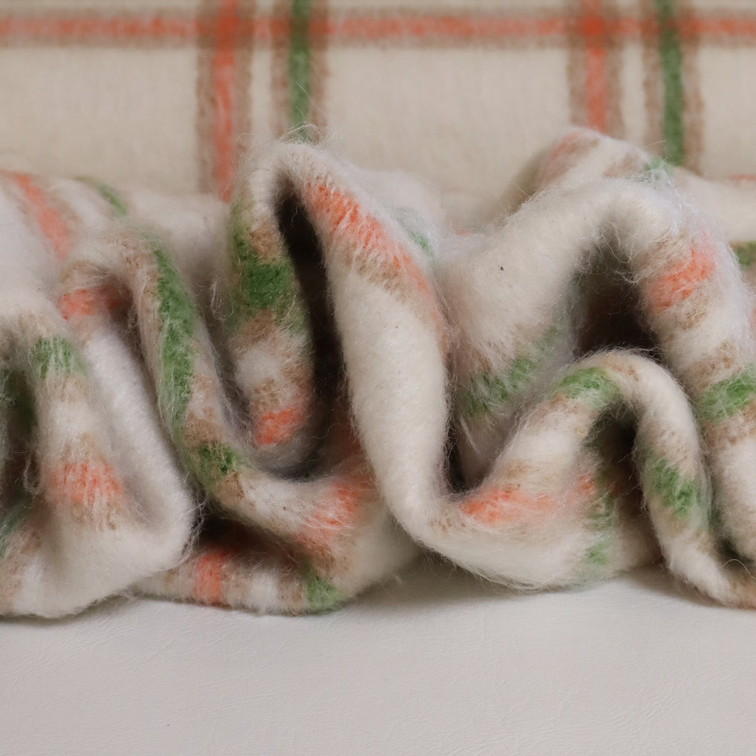 Wool Blend Coating Deadstock - Bankside Orange