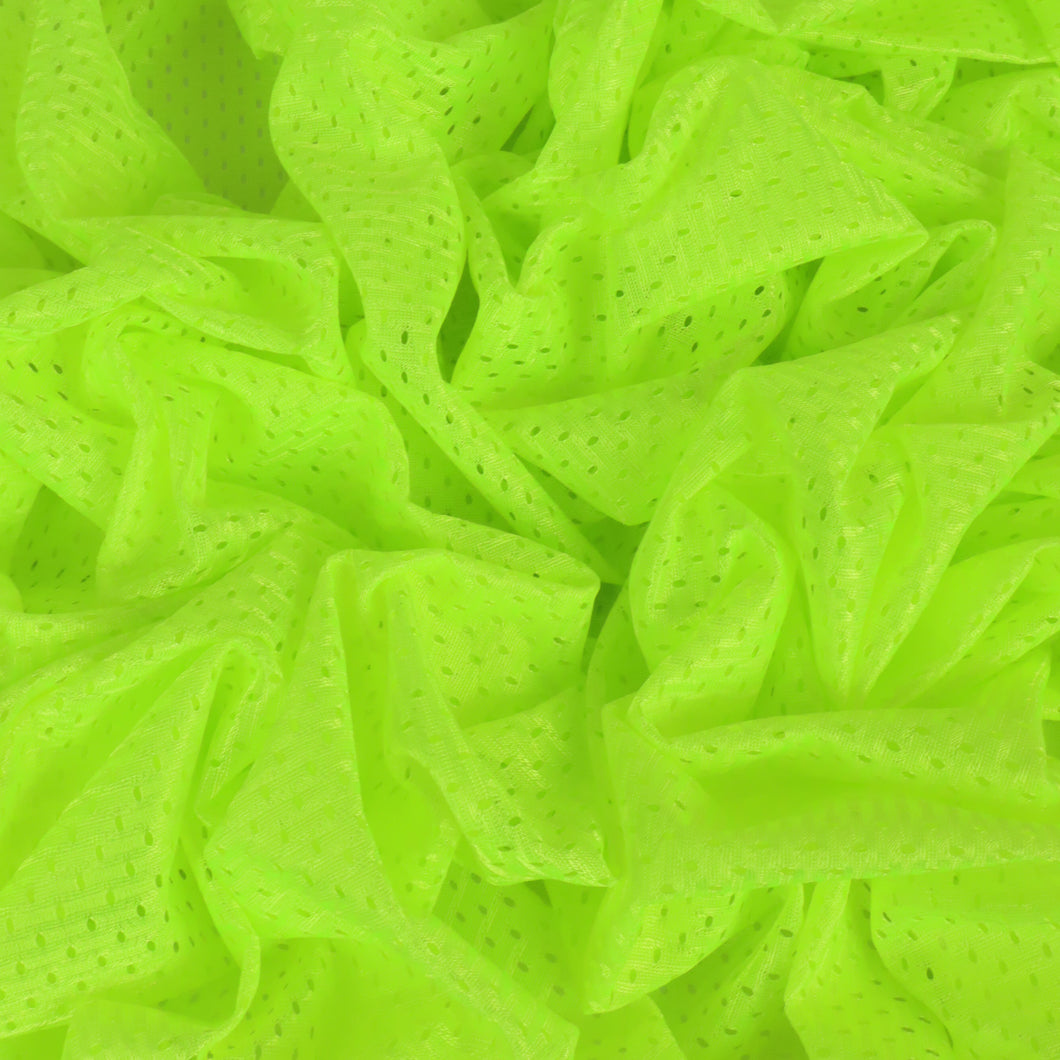Basketball Mesh Deadstock - Fluro Citron