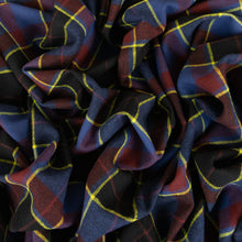 Load image into Gallery viewer, Brushed Cotton Plaid Deadstock - Blue Tartan
