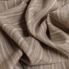 Load image into Gallery viewer, Canal 100% Linen Stripe - Earth with Ivory Stripe

