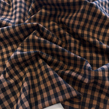 Load image into Gallery viewer, Classic Yarn Dyed Gingham Cotton - Nutmeg

