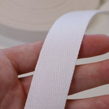 Load image into Gallery viewer, Cotton 25mm Twill Tape  - Natural
