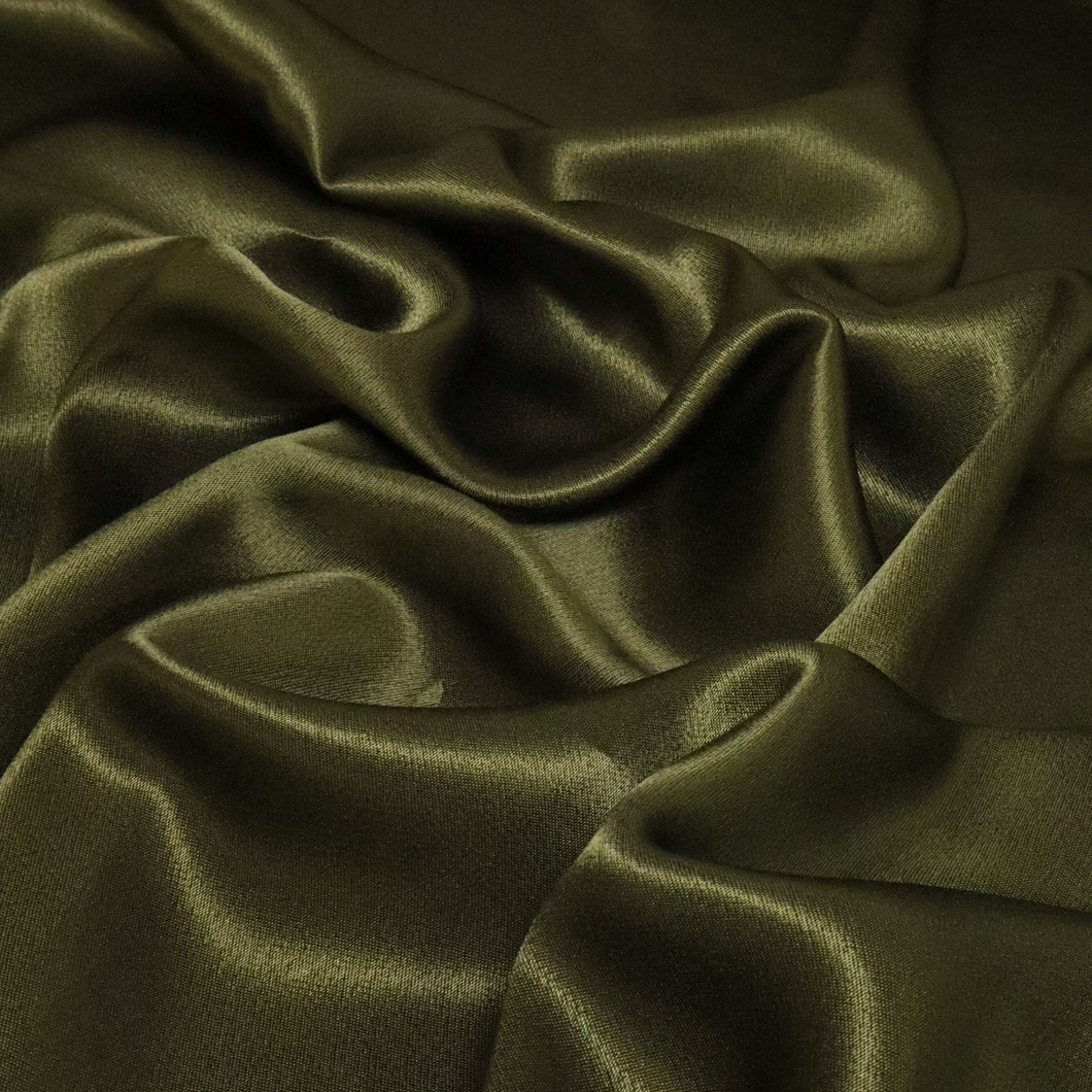 Crepe Back Satin - Khaki