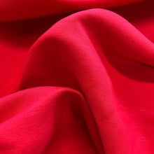Load image into Gallery viewer, Linen Viscose Deadstock - Scarlet
