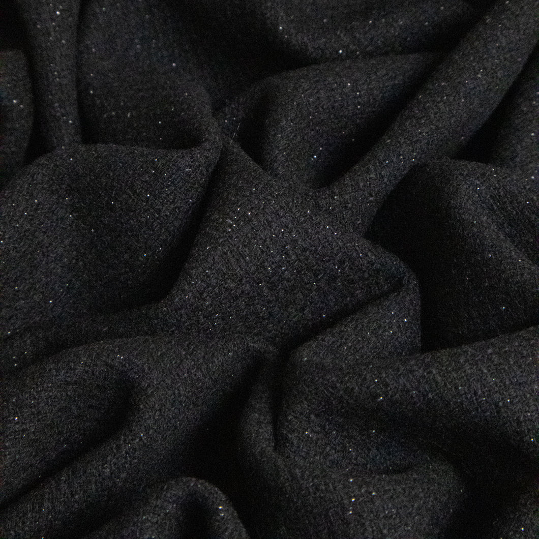 Wool Coating Deadstock - Starry Night