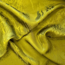 Load image into Gallery viewer, Viscose Jacquard Deluxe Satin - Chartreuse
