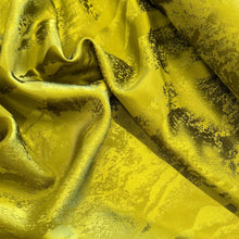 Load image into Gallery viewer, Viscose Jacquard Deluxe Satin - Chartreuse
