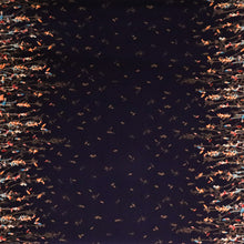 Load image into Gallery viewer, Printed Double Border Stretch Knit - Navy Floral
