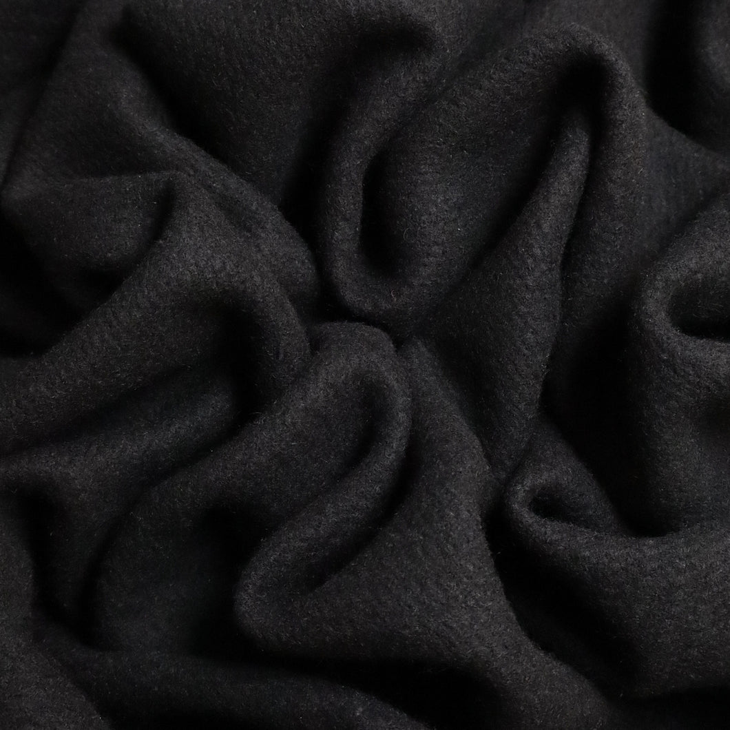 Wool Coating Deadstock - Jimin Black