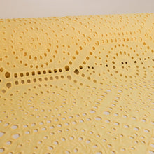 Load image into Gallery viewer, Embroidered Cotton with Scalloped Edges Designer End – Buttercup
