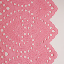 Load image into Gallery viewer, Embroidered Cotton with Scalloped Edges Designer End – Taffy
