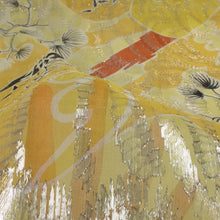 Load image into Gallery viewer, Silk Lurex Printed Chiffon Deadstock - Golden Hill
