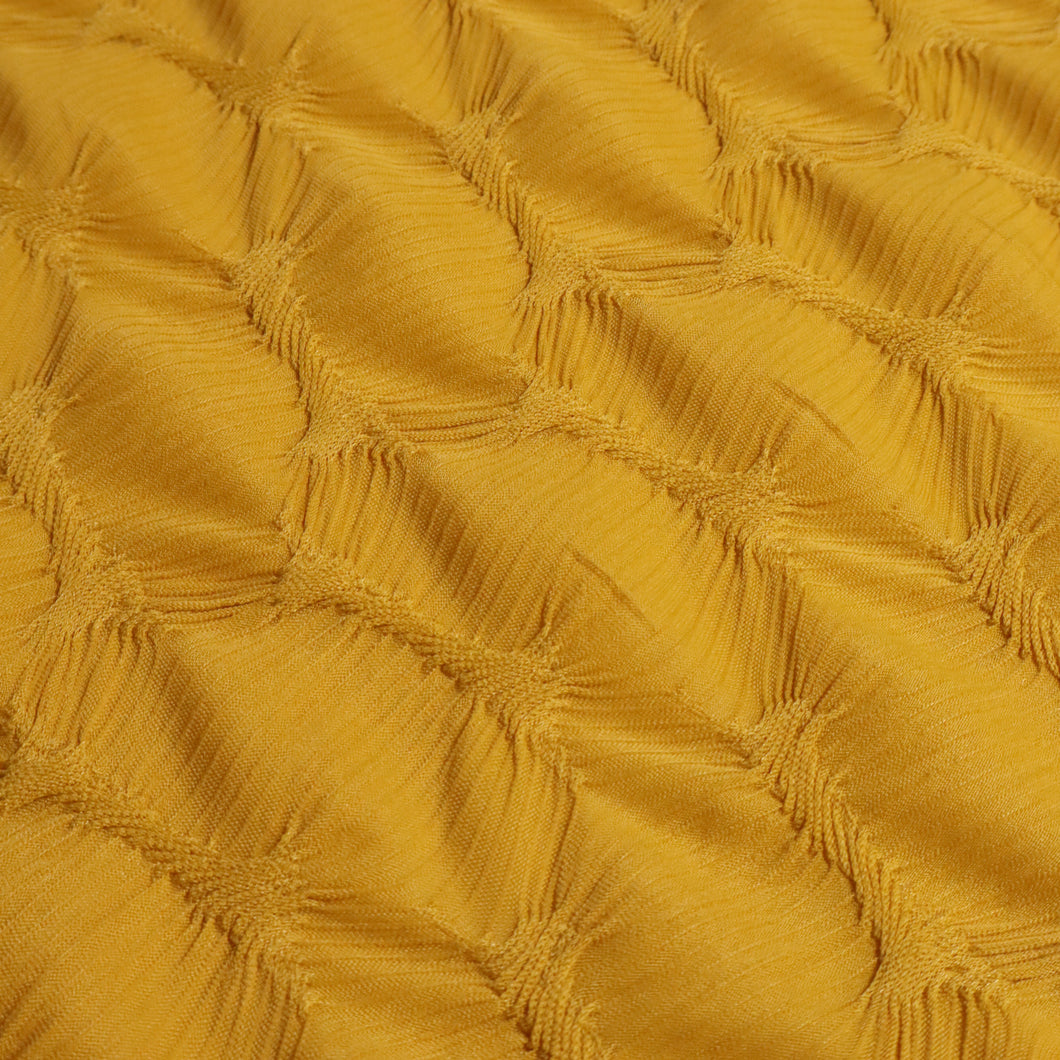 Smocked Knit Deadstock - Mustard