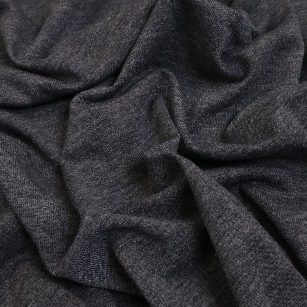 Viscose Spandex Knit Deadstock - Dark Grey