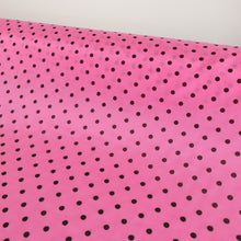 Load image into Gallery viewer, Lightweight Silk Cotton Print Deadstock - Spotty Pink
