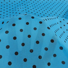 Load image into Gallery viewer, Lightweight Silk Cotton Print Deadstock - Spotty Turquoise
