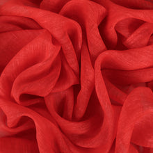 Load image into Gallery viewer, Lightweight Silk Linen Slub Print Deadstock - Mandarin
