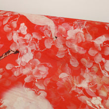 Load image into Gallery viewer, Lightweight Silk Linen Slub Print Deadstock - Peekaboo
