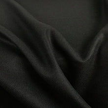 Load image into Gallery viewer, Japanese 100% Wool Twill Coating Deadstock - Kanebo Black
