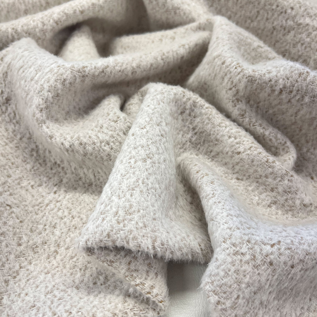 Wool Coating Deadstock - Charlene Cream