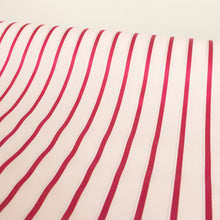 Load image into Gallery viewer, Cotton Jacquard Candy Stripe Shirting Deadstock - Deep Pink
