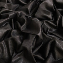 Load image into Gallery viewer, PU Coated Stretch Knit – Slinky Malinky Black
