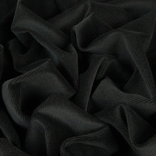 Load image into Gallery viewer, 21 Wale Stretch Cotton Corduroy Designer Ends Deadstock - Black
