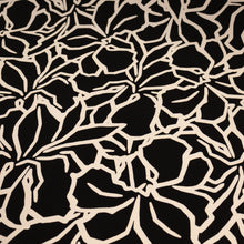 Load image into Gallery viewer, Printed Stretch Knit Deadstock - Abstract Black &amp; White

