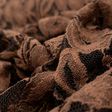 Load image into Gallery viewer, Cotton Nylon Fine Corded Lace Deadstock - Chocolat
