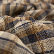 Load image into Gallery viewer, Yarn Dyed Cotton Plaid Voile Deadstock - Charlie Brown
