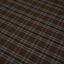 Load image into Gallery viewer, Brushed Cotton Plaid Deadstock - Grey, Navy &amp; Brown
