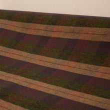 Load image into Gallery viewer, Brushed Cotton Plaid Deadstock - Raisin, Biscuit &amp; Khaki

