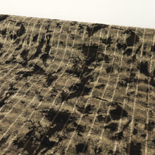 Load image into Gallery viewer, Bleach Effect Cotton Plaid Check - Nightshade Black
