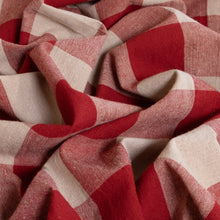 Load image into Gallery viewer, Big Scale Yarn Dyed Gingham Cotton - Red
