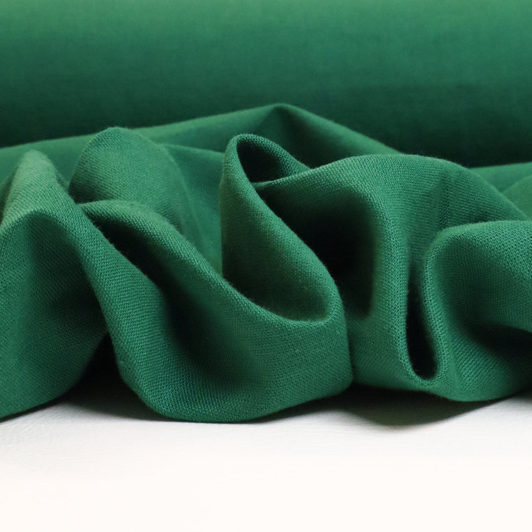 Washed Linen Cotton - Emerald