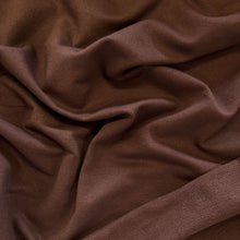 Load image into Gallery viewer, Loop Back Sweatshirt Jersey - Chocolate
