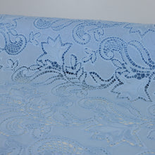 Load image into Gallery viewer, Medina Embroidered Cotton Designer End – Ice Blue
