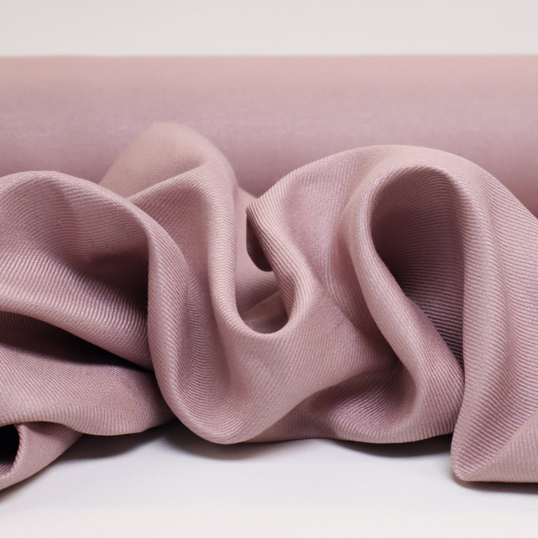 Midweight Linen Viscose Twill - Blush