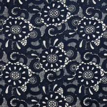 Load image into Gallery viewer, Nicola Embroidered Lace Designer End – Navy Blue (Limited Stock)
