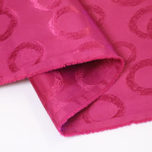 Load image into Gallery viewer, Showerproof Nylon Jacquard Spot - Hot Pink
