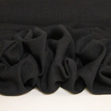 Load image into Gallery viewer, Midweight Pre-Washed Linen Cotton 250gsm - Black
