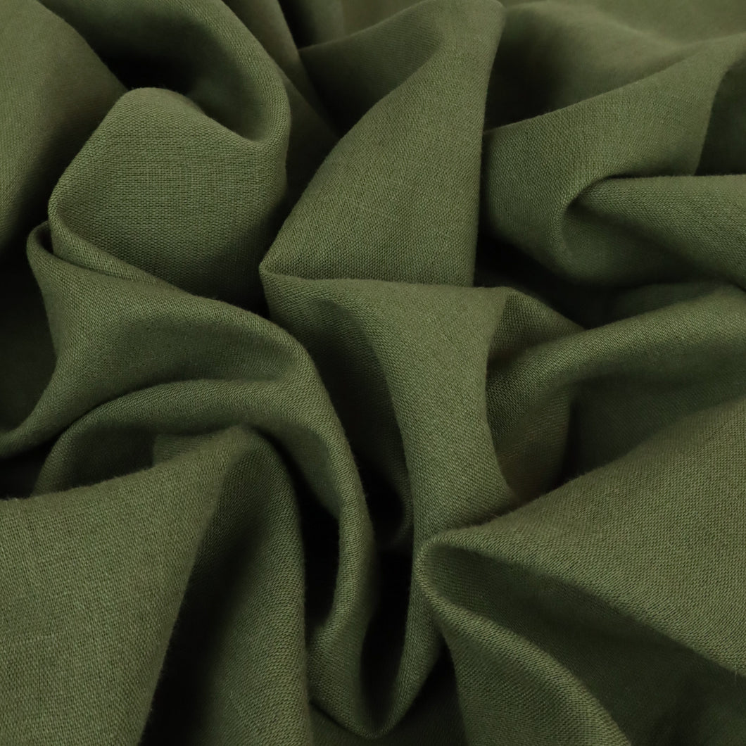 Washed Linen Cotton - Khaki