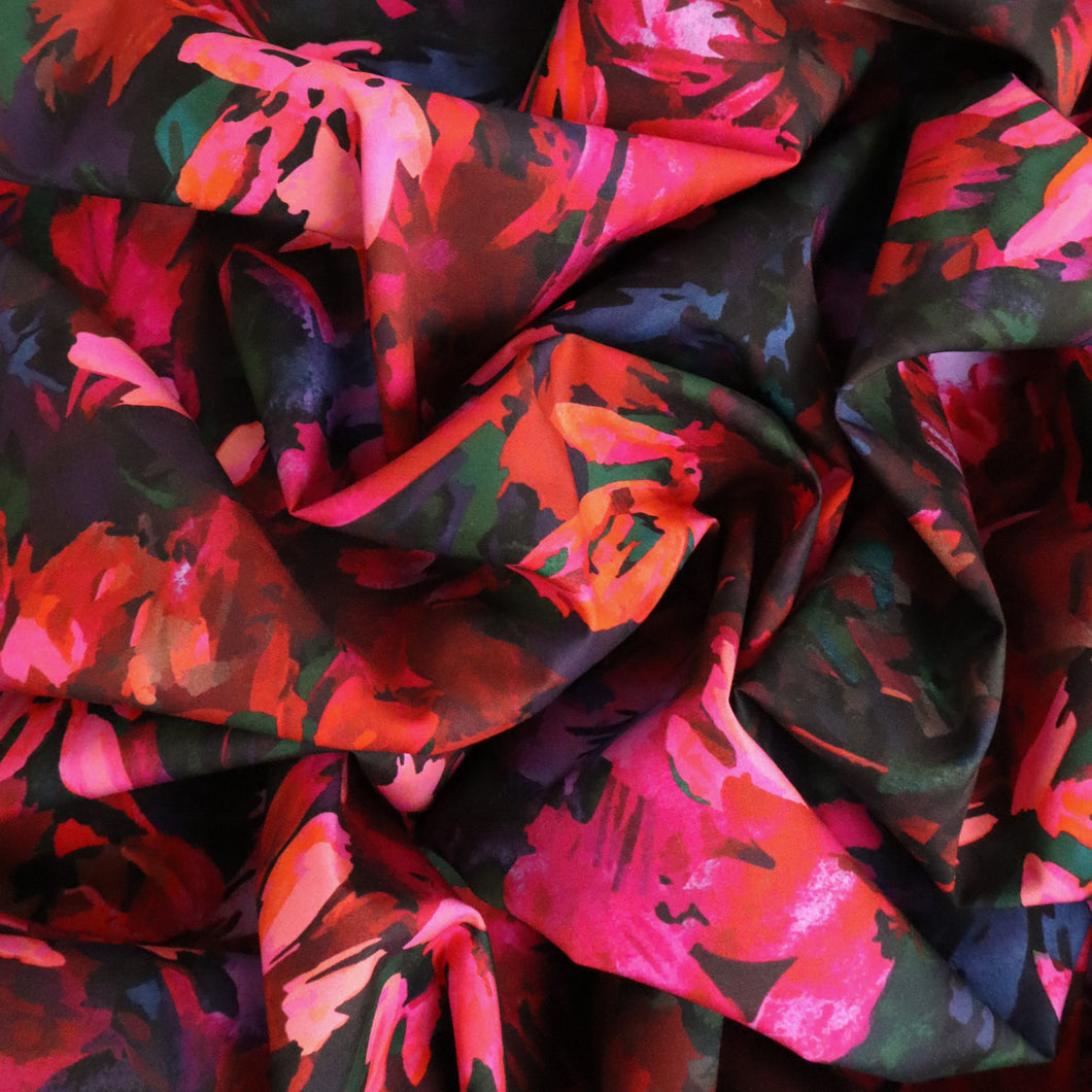 Floral Printed Cotton Poplin Designer End - Jude Floral