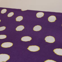 Load image into Gallery viewer, Printed Viscose Crepe Deadstock - Purple and Citrus
