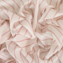 Load image into Gallery viewer, Cantina Viscose Stripe Shirting - Blush
