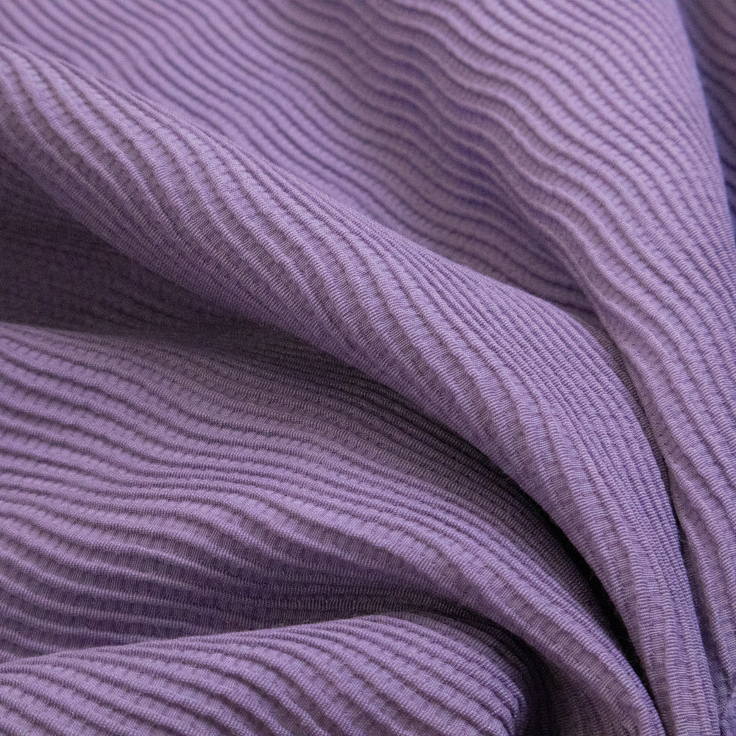 Ribbed Ripple Woven - Lilac