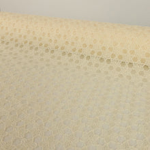 Load image into Gallery viewer, Snowflake Embroidered Mesh - Ivory
