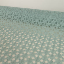 Load image into Gallery viewer, Snowflake Embroidered Mesh - Sky
