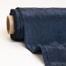 Load image into Gallery viewer, Lightweight Crinkle Satin - Navy
